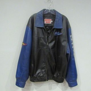 Vintage Betty Boop Leather Bomber Jacket Size XXL 2