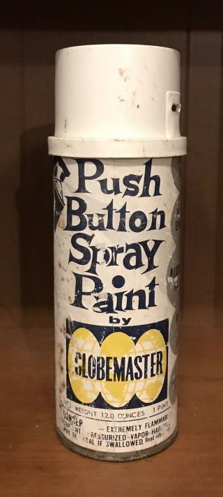 Vintage Globemaster Aluminum Spray Enamel Paint