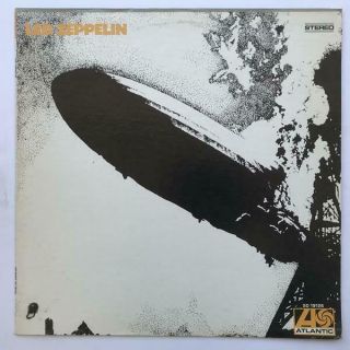 Led Zeppelin Self Titled Debut Lp Vg,  /vg,  Rca Record Club Vintage Vinyl