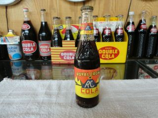 Royal Crown Cola Paper Label/ Embossed By Nehi Bottling Co.  12 Oz