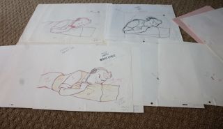 Herge ' s The Adventures of Tintin Animated Model sheets Storyboard Sketch Art 86 4
