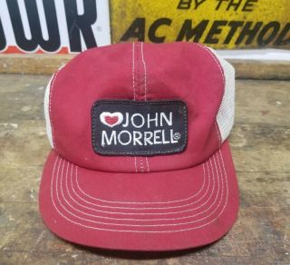 Vintage John Morrell Dealer Snapback Mesh Trucker Hat