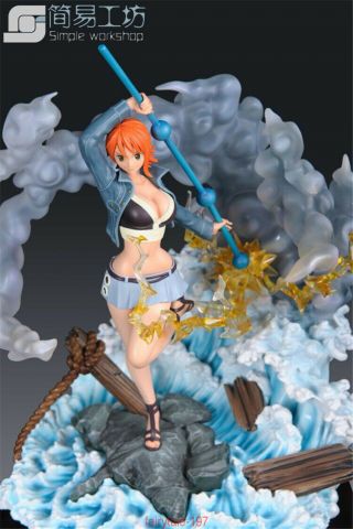 2019 One Piece Simple Studio 1/6 Nami At Sea Resin Gk Collector Statue