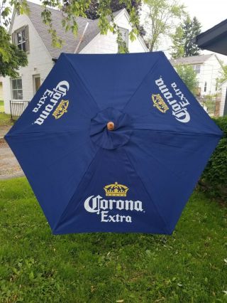 (l@@k) Corona Beer Beer Outdoor Patio Umbrella Bar Pub Mib Mexico
