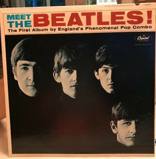 Meet The Beatles,  The First Album By Englands Phenomenal Pop Combo,  1964,  T 2047