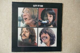The Beatles " Let It Be " 1970 Apple Records Vinyl Album