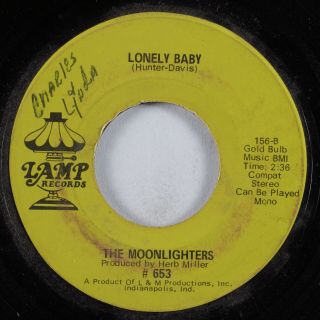 Northern Soul Funk 45 Moonlighters Lonely Baby Lamp Hear