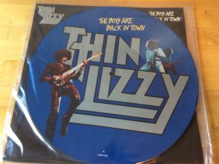 Thin Lizzy - The Boys Are Back In Town Picture Disc Vinyl Record (1991)