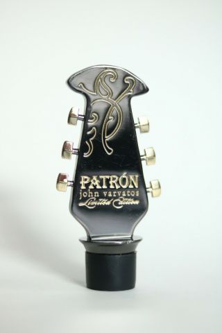 2012 El Patron Añejo John Varvatos Limited Edition Guitar Head Bottle Stopper