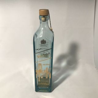 Johnnie Walker Whisky Blue Label Los Angeles Limited Edition Empty Bottle