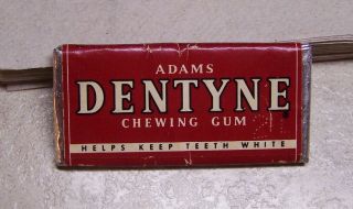 Vintage Adams Dentyne Chewing Gum 6 Stick Pack American Chicle Co.  Ny