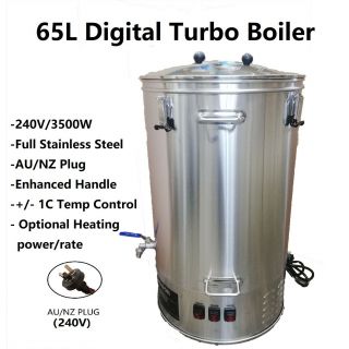 65l/240v/3500w Digital Stainless Steel Turbo Boiler For Home Brew Distillery