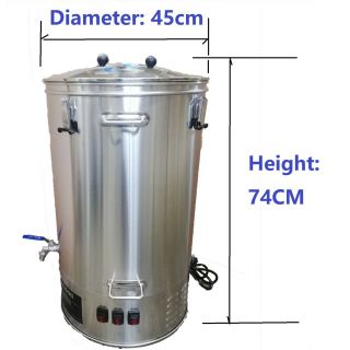 65L/240V/3500W Digital Stainless Steel Turbo Boiler for Home brew Distillery 4
