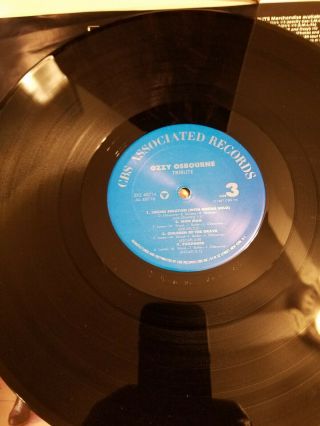 Ozzy Osbourne Randy Rhoads Tribute Live 1st Press 1987 Gatefold 2LP EX/NM Vinyl 7