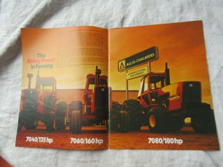 Allis - Chalmers 7040 7060 7080 tractor brochure 2