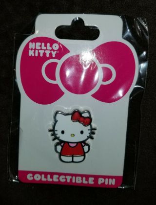 Rare Hello Kitty Con 40th Anniversary Collectible Red Jumper Pin