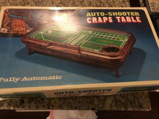 Vintage Vegas Home Gambling.  Auto Shooter Craps Table
