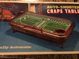 Vintage Vegas Home Gambling.  Auto shooter craps table 5