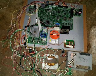 California Speed Arcade Boards,  Wiring,  2 Hard Drives And More 100