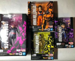Sdcc 2019 - Tamashii Nations S.  H.  Figuart Set Of 4 Event Exclusive