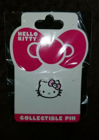Rare Hello Kitty Con 40th Anniversary Collectible Diamond Bow Pin