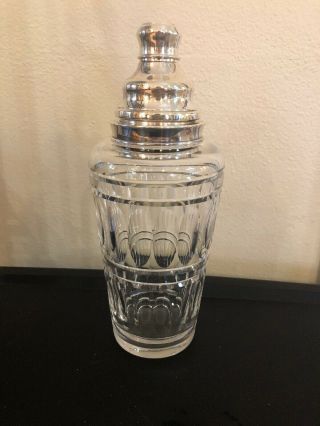Vintage Wedgewood Silver Topped Cocktail Shaker