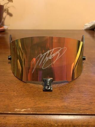 2018 Martin Truex Jr Autographed Helmet Visor