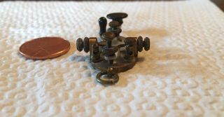 Antique Miniature Morse Code Telegraph Key 3