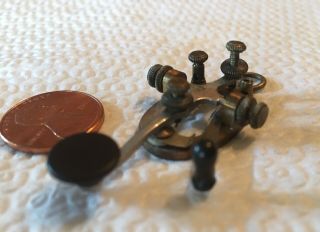 Antique Miniature Morse Code Telegraph Key 4