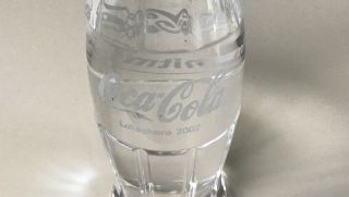 Lakeshore 2002 Real Coca Cola Commitment Clear Acrylic Bottle Canada (S) 2