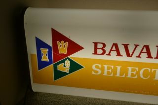 BAVARIAN / S Select Beer Table Top Light up sign Covington Ky 2 sided Bavarians 2
