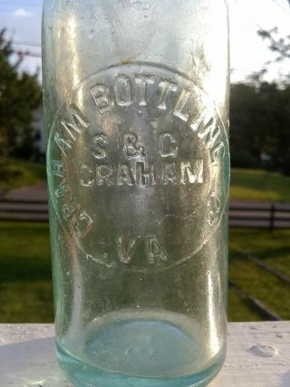 Rare S &g Graham Graham Bottling Graham Va Hutchinson Bottle Bluefield Va Now