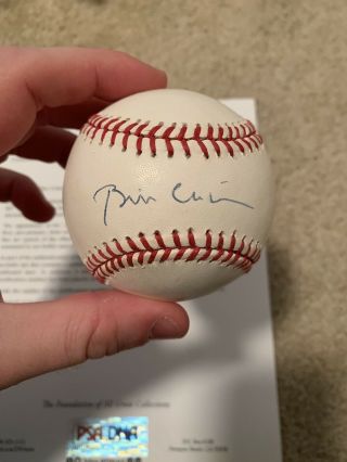 President Bill Clinton Signed Autograph Oml Baseball Psa Dna Certified Auto Rare