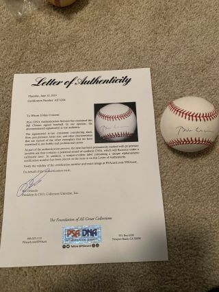 President BILL CLINTON Signed Autograph OML Baseball PSA DNA Certified Auto Rare 3