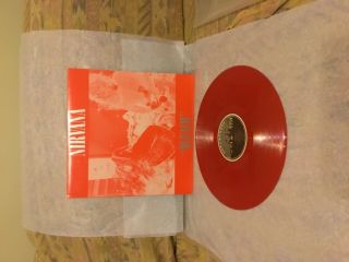 Nirvana Bleach Waterfront DAMP114 (1989) 1st Press Of 500 Red Vinyl Red/silver 4