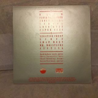 Nirvana Bleach Waterfront DAMP114 (1989) 1st Press Of 500 Red Vinyl Red/silver 6