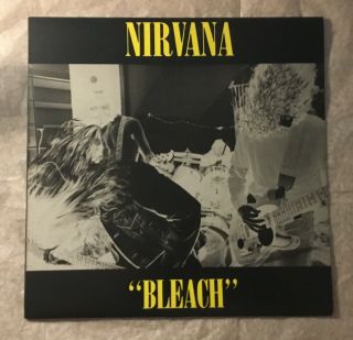 Nirvana Bleach Waterfront DAMP114 (1989) 1st Press Of 300 owner NM/VG, 4