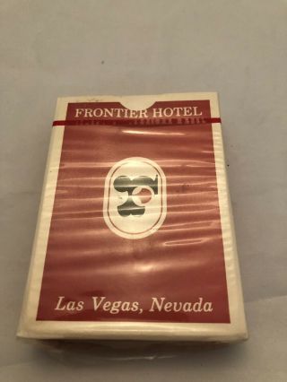 Frontier Hotel Casino Las Vegas Deck Of Playing Cards