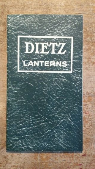 1920s Dietz Lanterns Complete Booklet No 27 Advertising Brochure