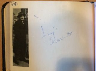 Autograph Book - Sinatra/Durante/Jack Dempsey/Milton Berle/Paul Robeson & More 7