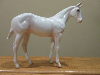 Stone Horse Dah Weanling In Glossy White Pinked Skin,  Blue Eyes - Wow