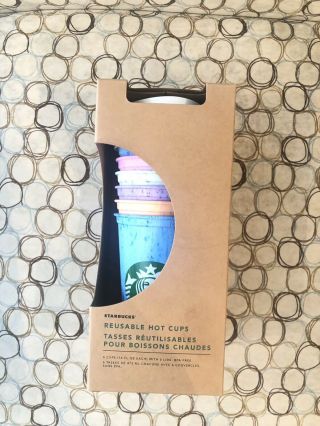 Starbucks Coffee Reusable Hot Cups - Variety 6 Pack