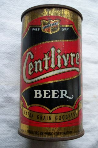 Centlivre Beer Can Flat Top Beer Can Fort Wayne Ind Scarce Centlivre Beer Rare