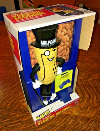 Mr Peanut 1997 Vending Machine Dispenser Planters - Nabisco - Old Stock