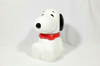 Vintage Peanuts Snoopy Ceramic Cookie Jar By Benjamin & Medwin Inc A0909m