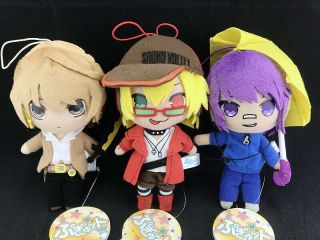 Sound Voltex Plush Doll Mascot Complete Set Of 3 Vol.  3 Eikoh Hiiro Soul Rain