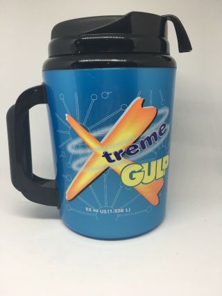7 - 11 X - Treme Gulp Extreme 52 Oz Jumbo Blue Insulated Refill Cup Hot/cold