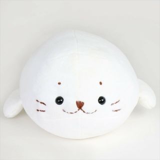 F/s Sirotan Japanese Soft Plush Doll Pillow Hold 85 Cm Washable Baby Harp Seal