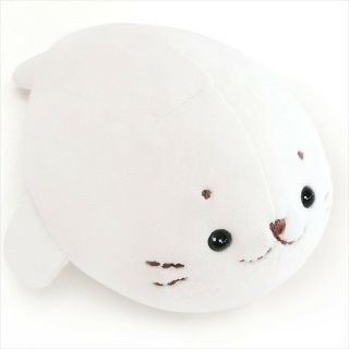 F/S SIROTAN Japanese Soft Plush doll Pillow hold 85 cm Washable Baby Harp Seal 2
