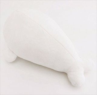 F/S SIROTAN Japanese Soft Plush doll Pillow hold 85 cm Washable Baby Harp Seal 4